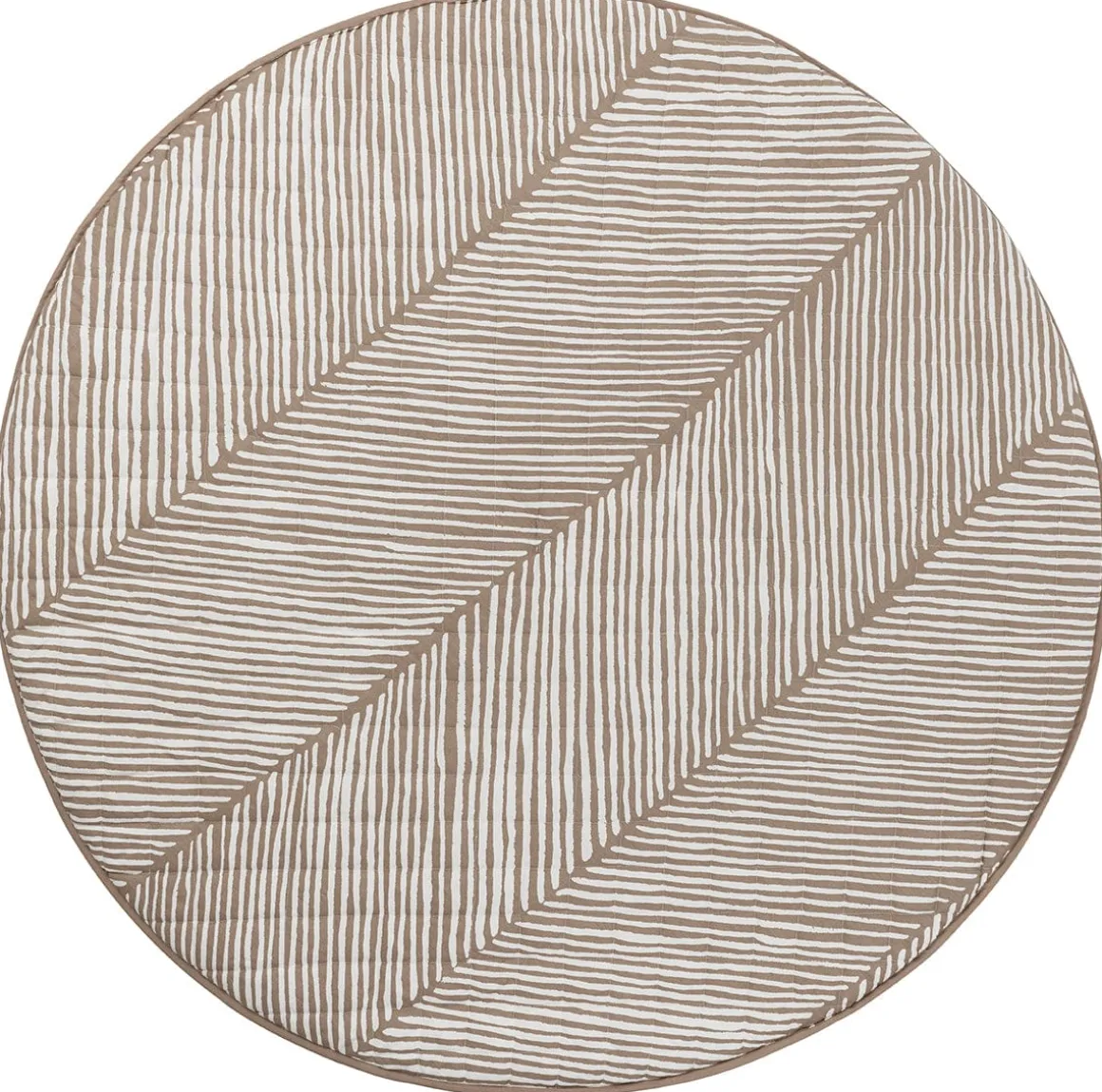 Toddlekind Quilted Cotton Reversible Playmat - Tan