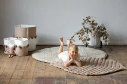 Toddlekind Quilted Cotton Reversible Playmat - Tan