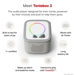Tonies Toniebox 2 Starter Set - Playtime Puppy (Moon Gray)
