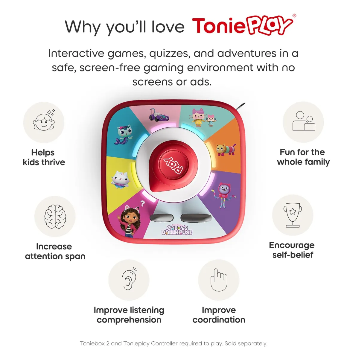 Tonies Tonieplay Game - Gabby’s Dollhouse: Gabby's Cat-tastic Scavenger Hunt
