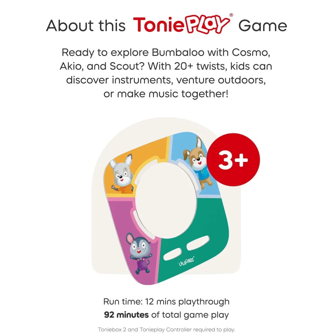 Tonies Tonieplay Interactive Story - Lalalinos: Your Day in Bumbaloo