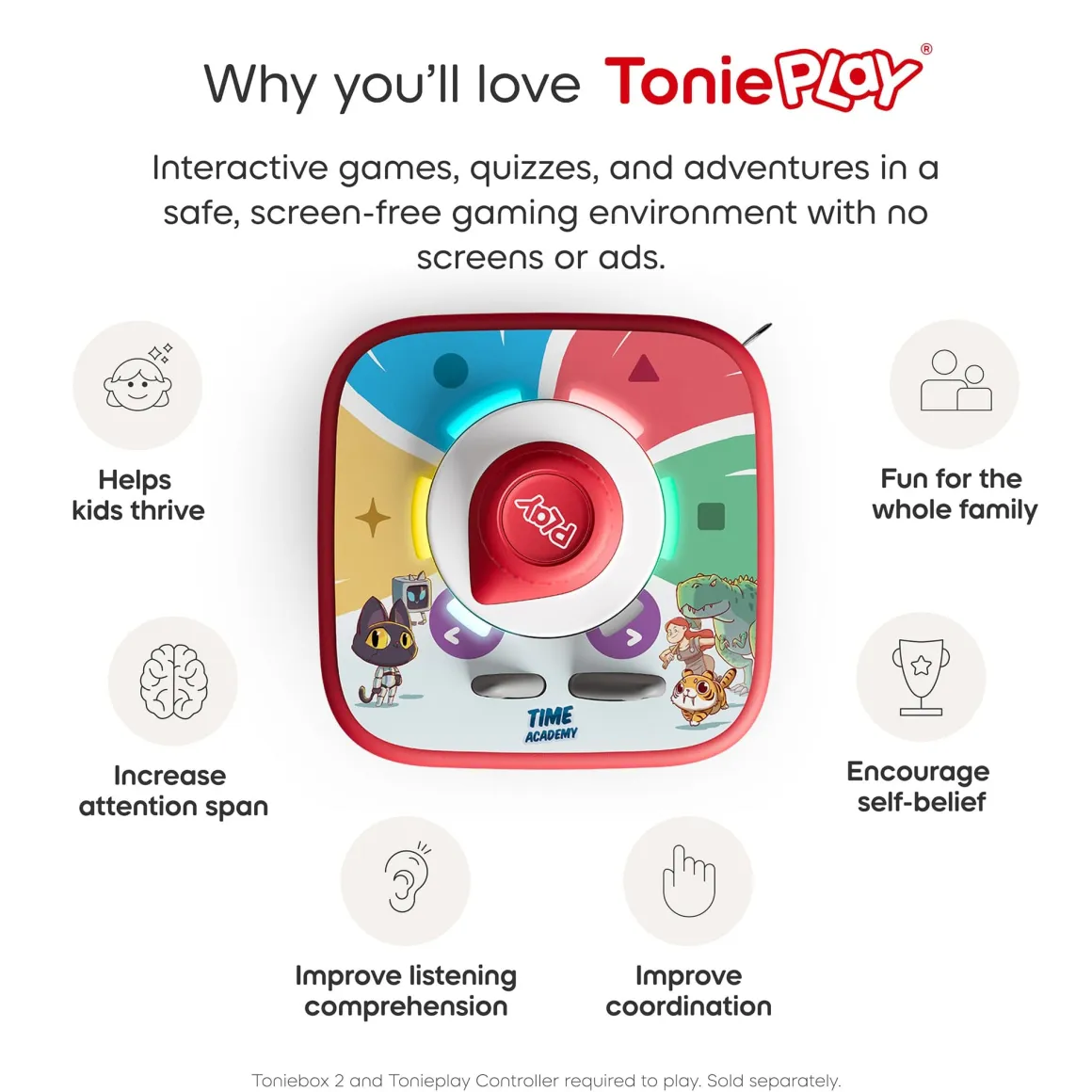 Tonies Tonieplay Interactive Story - Time Academy: Adventure Through the Eras
