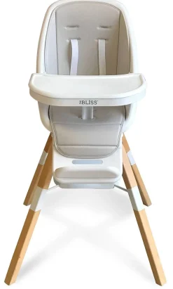 TruBliss 2-in-1 Turn-A-Tot High Chair - Grey Taupe