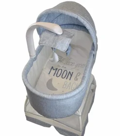 TruBliss Sweetli Deluxe Bassinet - Chambray
