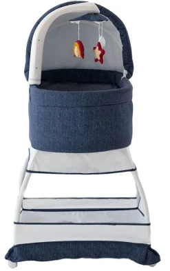 TruBliss Sweetli Nurture Bassinet - Denim Melange
