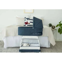 TruBliss Sweetli Nurture Bassinet - Denim Melange