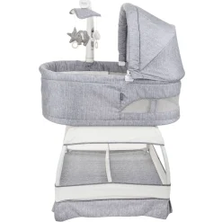 TruBliss Sweetli Nurture Bassinet - Grey Melange
