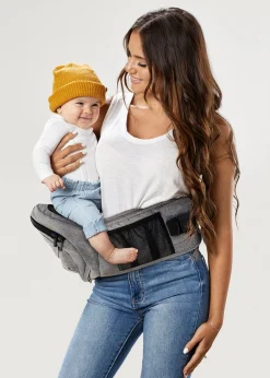 Tushbaby Hip Seat Carrier - Grey