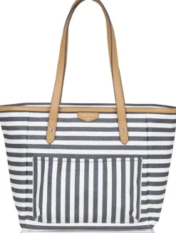 TWELVElittle Everyday Tote Diaper Bag - Grey Stripe