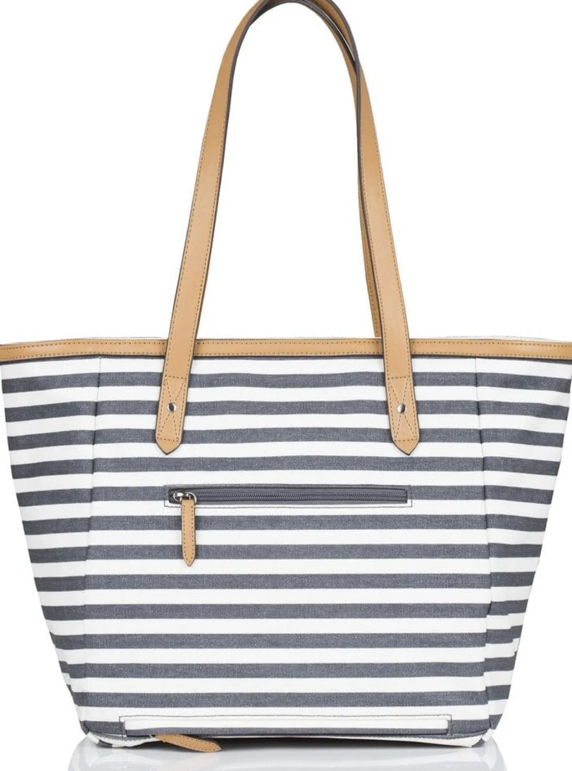 TWELVElittle Everyday Tote Diaper Bag - Grey Stripe