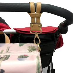 TWELVElittle On-The-Go Stroller Clips - Tan