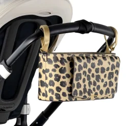 TWELVElittle Peek-A-Boo Stroller Caddy - Leopard Print