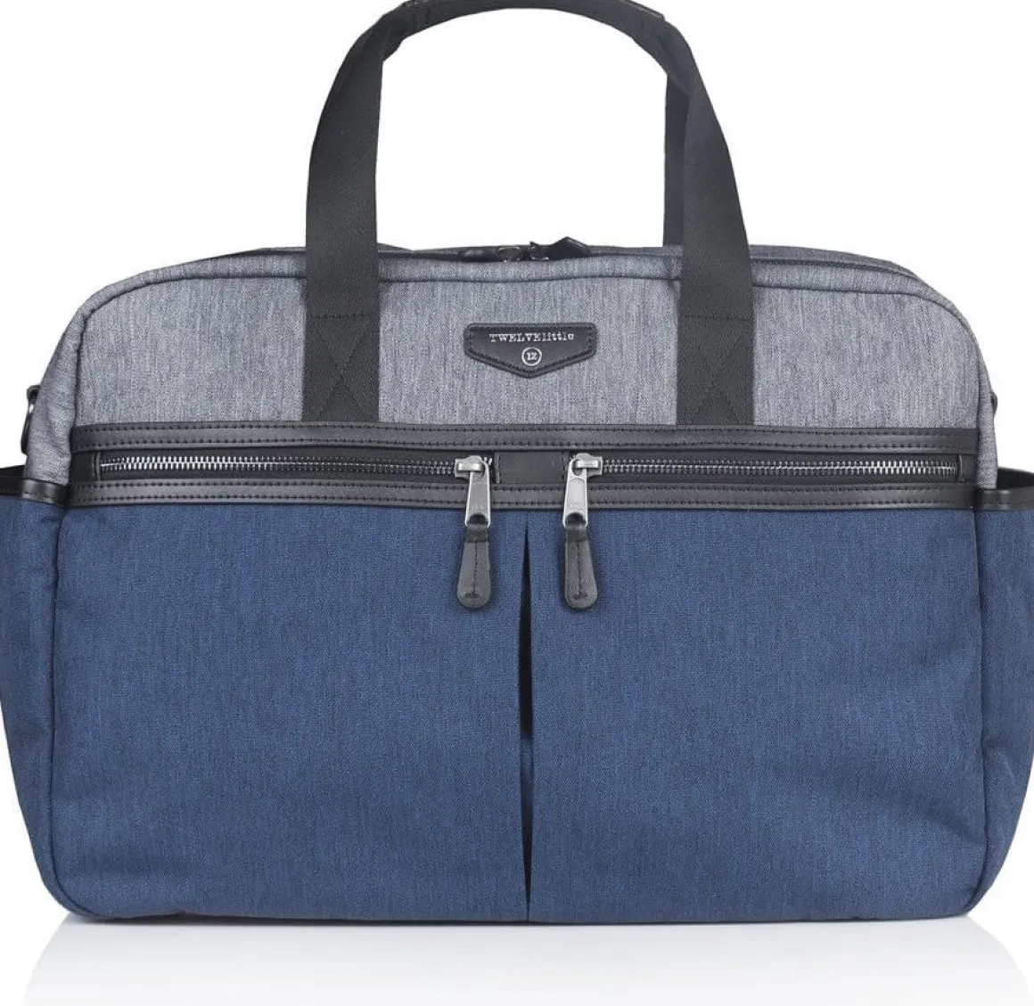 TWELVElittle Unisex Courage Satchel - Grey/Navy