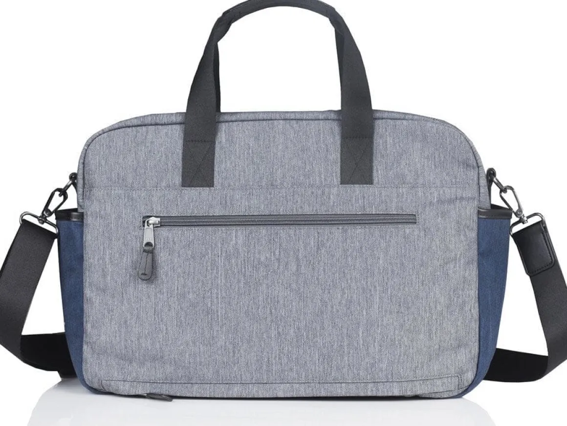 TWELVElittle Unisex Courage Satchel - Grey/Navy