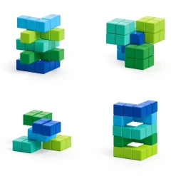 Ukidz PIXIO Abstract Series AMPHIBIO - 60 Magnetic Blocks in 5 Colors