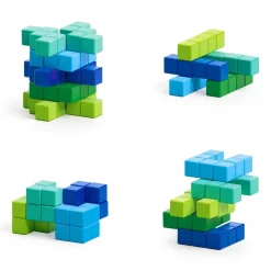 Ukidz PIXIO Abstract Series AMPHIBIO - 60 Magnetic Blocks in 5 Colors