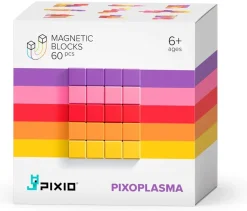 Ukidz PIXIO Abstract Series PIXOPLASMA - 60 Magnetic Blocks in 5 Colors