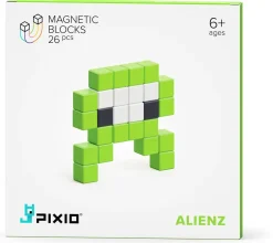 Ukidz PIXIO Mini Monster Alienz - 26 Magnetic Blocks in 3 Colors