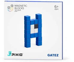 Ukidz PIXIO Mini Monster Gatez - 22 Magnetic Blocks in 3 Colors