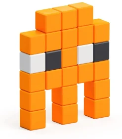 Ukidz PIXIO Mini Monster Ghost - 24 Magnetic Blocks in 3 Colors