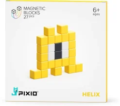 Ukidz PIXIO Mini Monster Helix - 27 Magnetic Blocks in 3 Colors