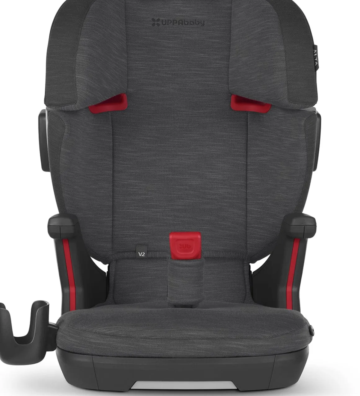 UPPAbaby Alta V2 Belt Positioning Booster Car Seat - Greyson (Charcoal Melange)