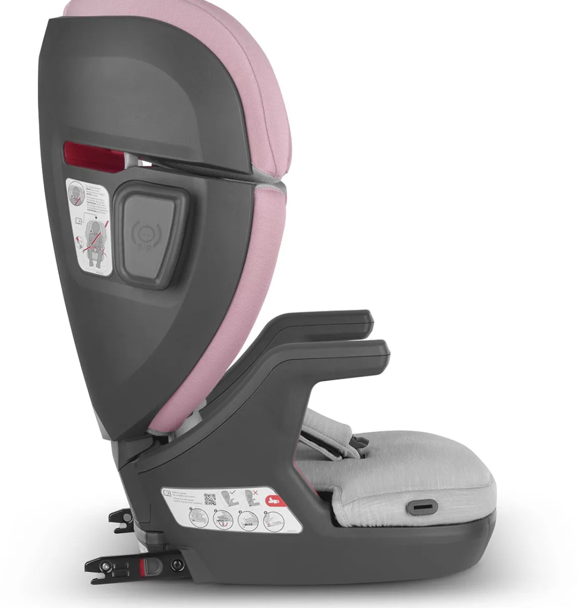 UPPAbaby Alta V2 Belt Positioning Booster Car Seat - Iris (Grey Melange / Lavender)