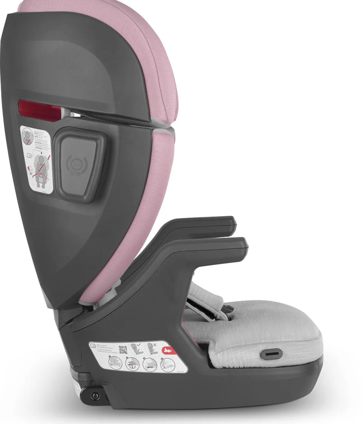 UPPAbaby Alta V2 Belt Positioning Booster Car Seat - Iris (Grey Melange / Lavender)