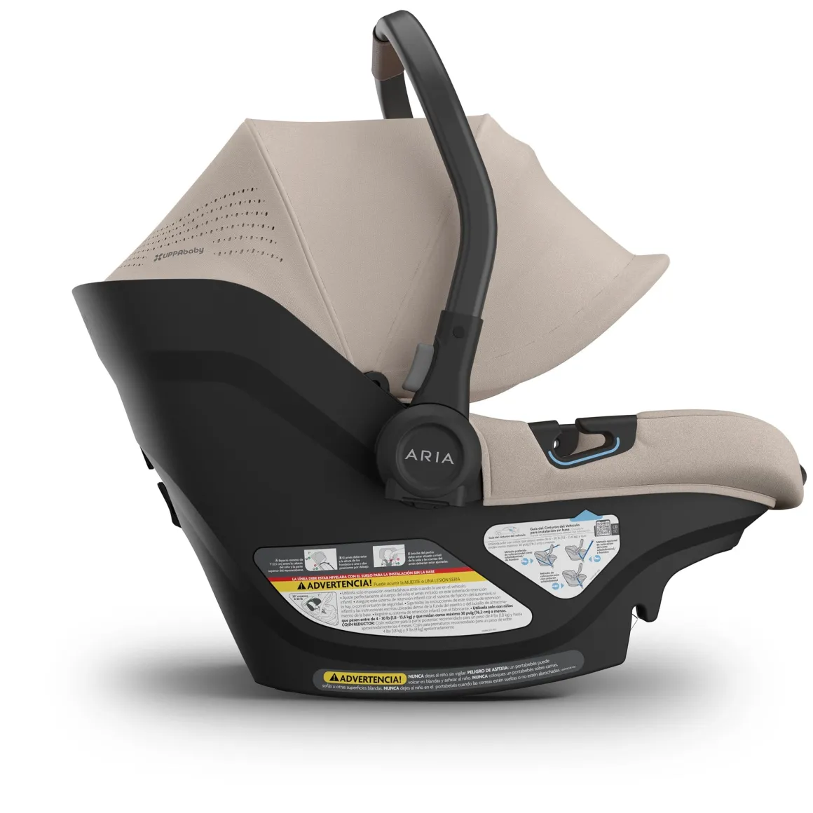UPPAbaby Aria V2 Lightweight Infant Car Seat - Ada (Sandstone)