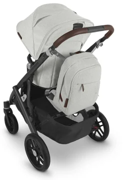 UPPAbaby Changing Backpack - Anthony (White and Grey Chenille / Chestnut Leather)