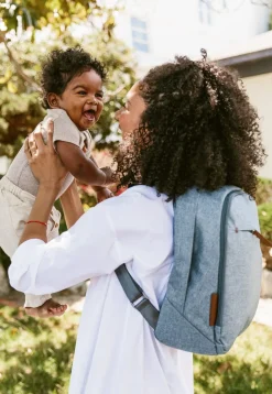 UPPAbaby Changing Backpack Diaper Bag - Gregory (Blue Melange)