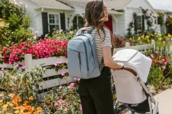 UPPAbaby Changing Backpack Diaper Bag - Gregory (Blue Melange)