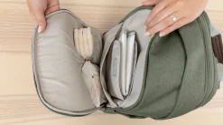 UPPAbaby Changing Backpack - Evelyn (Meadow Green / Chestnut Leather)
