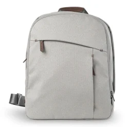 UPPAbaby Changing Backpack - Savannah (Pearl Gray Jacquard / Chestnut Leather)