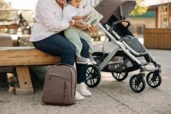 UPPAbaby Changing Backpack - Theo (Dark Taupe / Chestnut Leather)