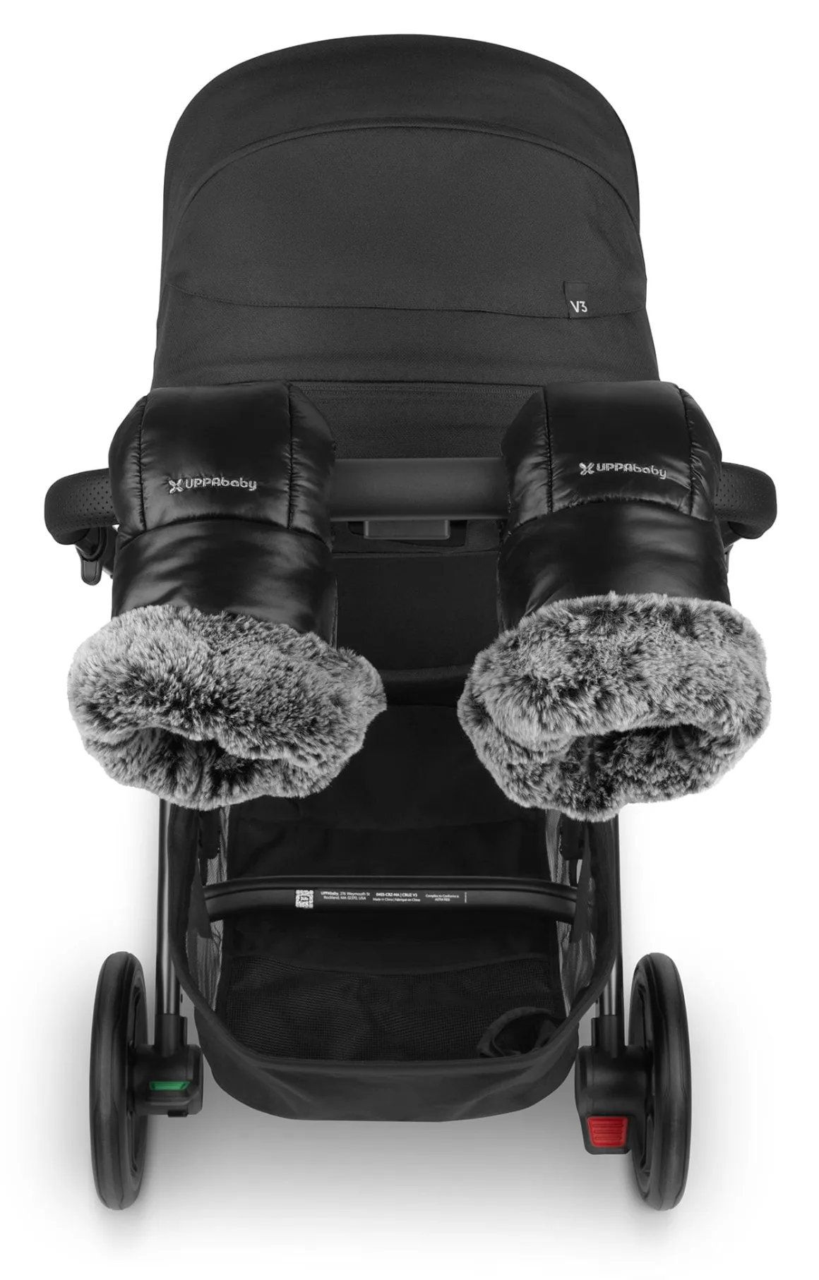 UPPAbaby CozyHandmuffs Luxe - Lyla (Onyx Nylon)