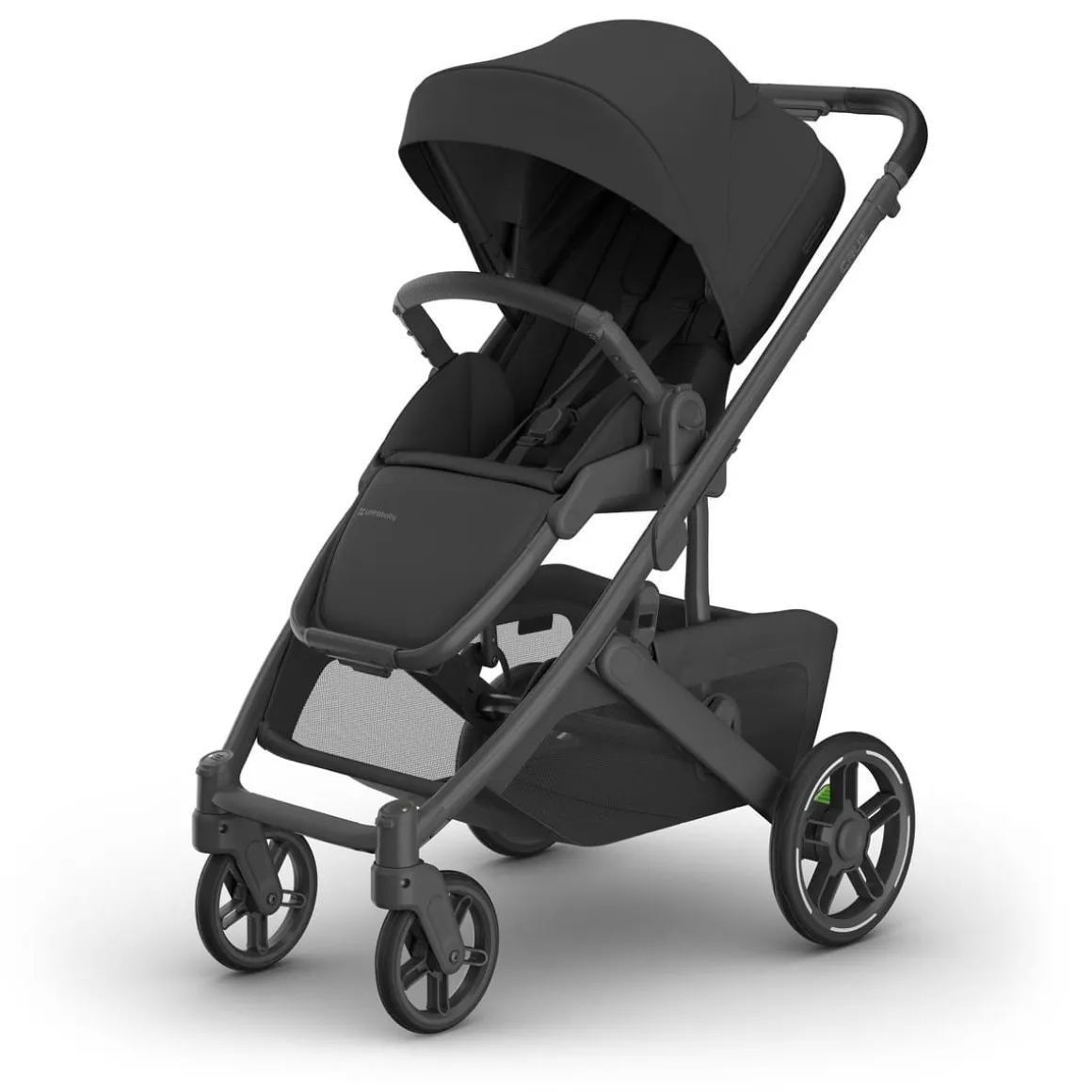 UPPAbaby Cruz V3 Stroller - Jake (Charcoal / Carbon Frame / Black Leather)