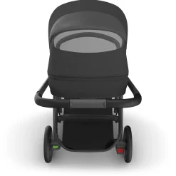 UPPAbaby Cruz V3 Stroller - Jake (Charcoal / Carbon Frame / Black Leather)