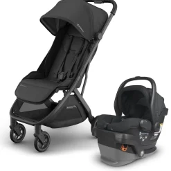 UPPAbaby Minu V3 Compact Stroller + Mesa V2 Travel System Bundle - Jake / Jake
