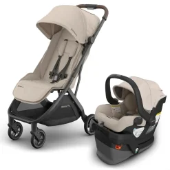 UPPAbaby Minu V3 Compact Stroller + Mesa V3 Travel System Bundle - Ada