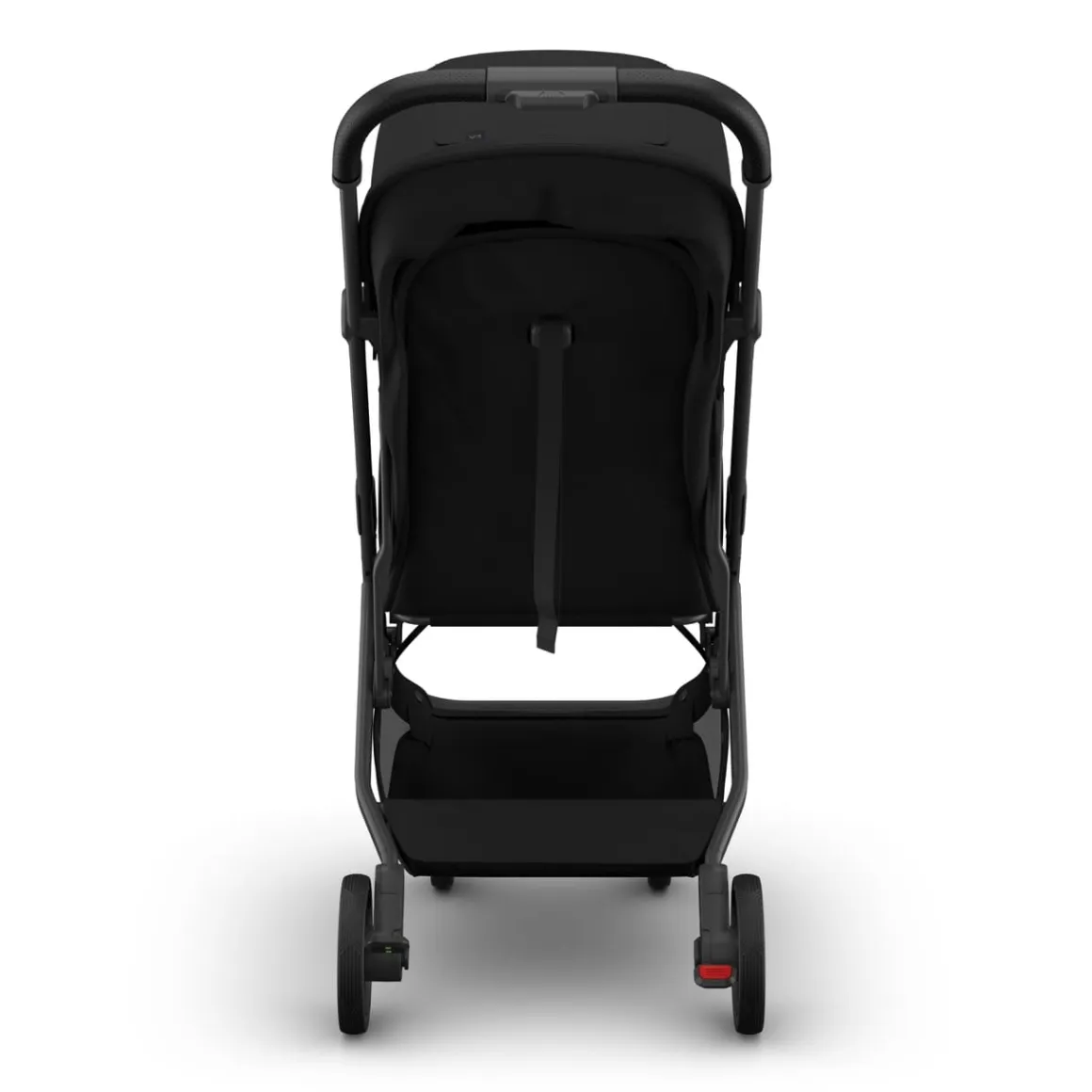 UPPAbaby Minu V3 Compact Stroller - James (Black / Carbon Frame / Black Leather)