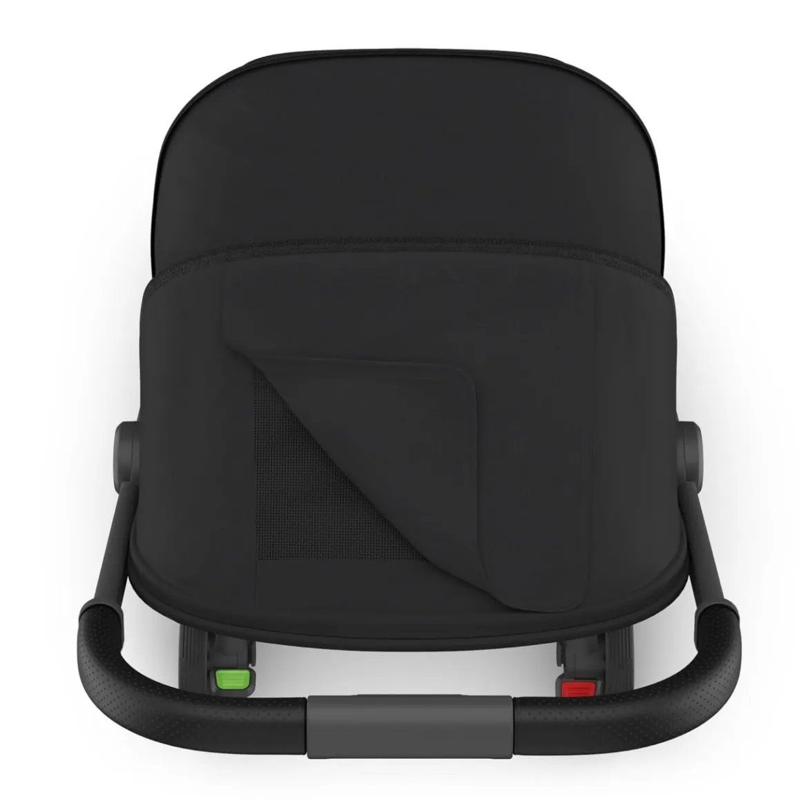 UPPAbaby Minu V3 Compact Stroller - James (Black / Carbon Frame / Black Leather)