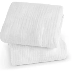 UPPAbaby Organic Cotton Bassinet Mattress Covers for REMI, Set of 2