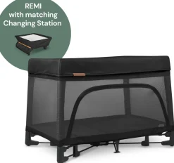 UPPAbaby REMI Playard + Changing Station Bundle - Jake (Charcoal)