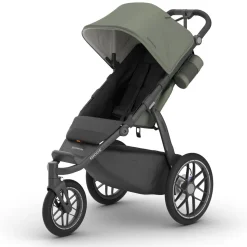 UPPAbaby Ridge V2 Jogging Stroller - Evelyn (Meadow Green / Carbon Frame)