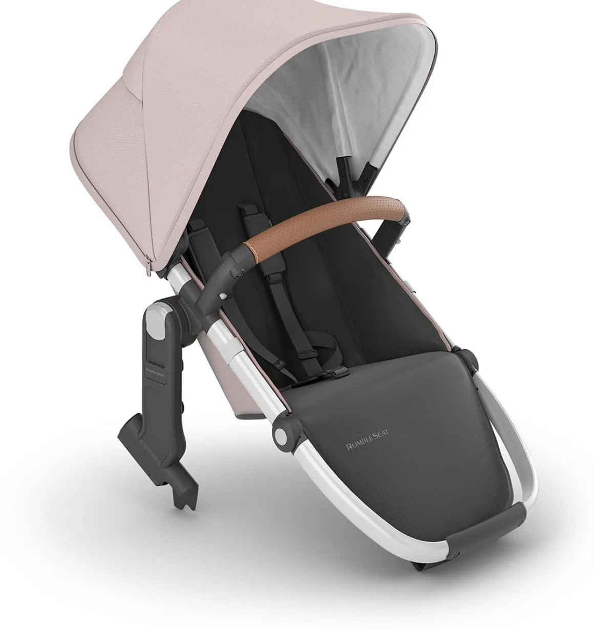 UPPAbaby RumbleSeat V2+ - Alice (Dusty Pink / Silver Frame / Saddle Leather)