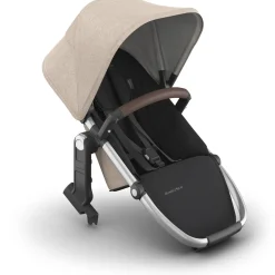 UPPAbaby RumbleSeat V3 - Declan (Oat Melange / Silver Frame / Chestnut Leather)