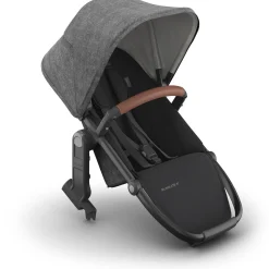 UPPAbaby RumbleSeat V3 - Greyson (Charcoal Melange / Carbon Frame / Saddle Leather)