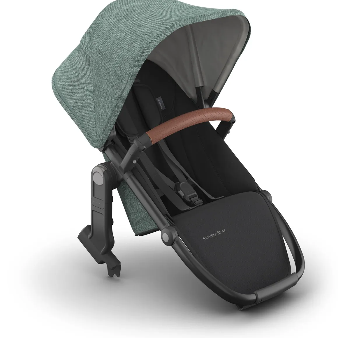 UPPAbaby RumbleSeat V3 - Gwen (Green Melange / Carbon Frame / Saddle Leather)