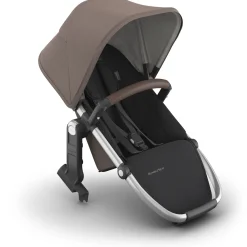 UPPAbaby RumbleSeat V3 - Theo (Dark Taupe / Silver Frame / Chestnut Leather)